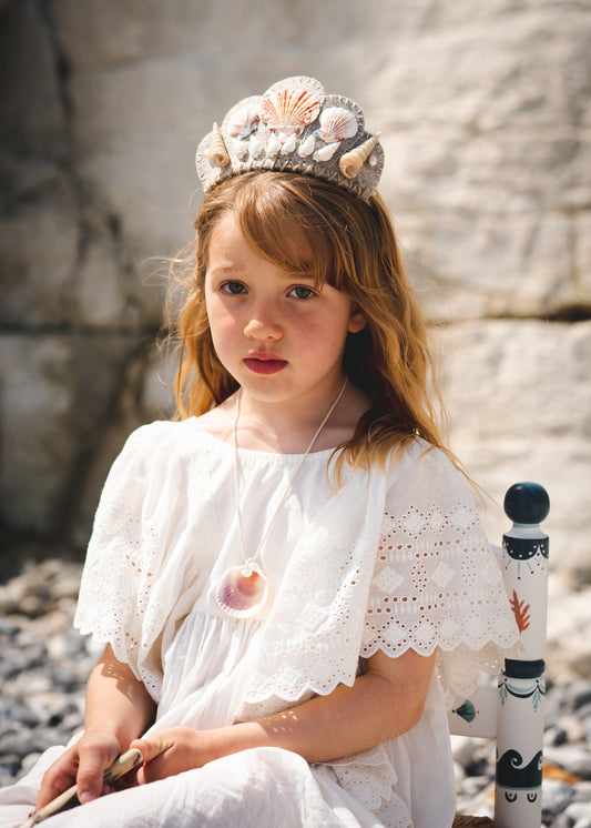 Beachcombed Crown and Necklace, DIY Dress Up Combo Kit